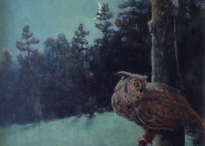 Perry Austin, "Twilight Survey", 20x16, oil