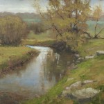 Thomas Kegler - "Early Spring Pool: Psalm 37:3", 12x16, $2200
