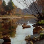 Carol Reesor, "Scene of Otter Creek", 20x24, $2000