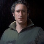 Travis Seymour - "Looking Ahead Without Pain, Fear, or Guilt: A Self Portrait", 20x16, $3500