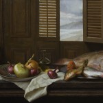 Michael Van Zeyl - "Still Life with an Ocean View", 20x36, $3800