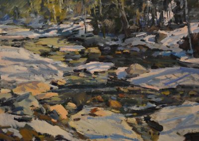 Charles Movalli - "The Thaw", 30x40, Acrylic